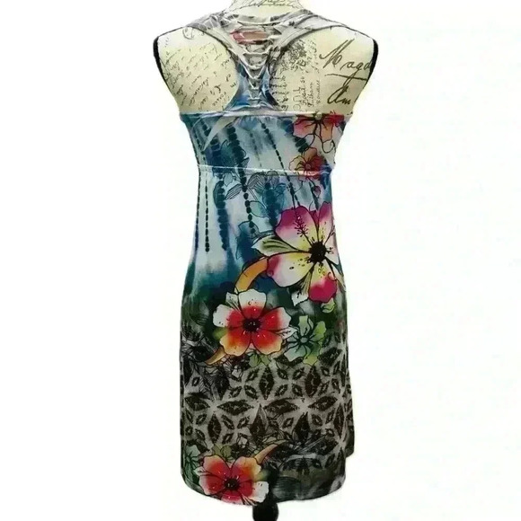 Spy Zone Floral Sleeveless Midi Dress - Picture 2 of 14